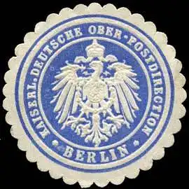 Kaiserliche Deutsche Ober - Postdirection - Berlin