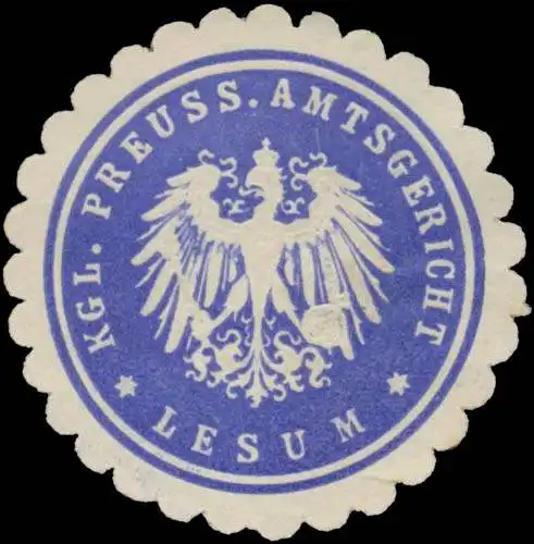 K. Pr. Amtsgericht Lesum