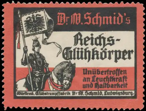 Dr. W. Schmids Reichsglühkörper