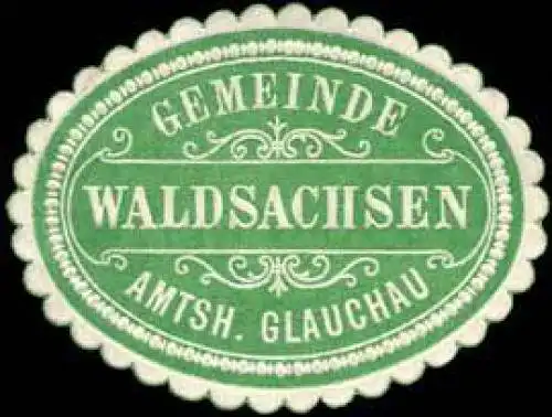 Gemeinde Waldsachsen - Amtshauptmannschaft Glauchau
