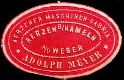 Aerzener Maschinen - Fabrik Adolph Meyer