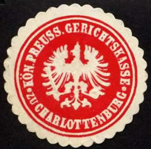 Königlich Preussische Gerichtskasse zu Charlottenburg
