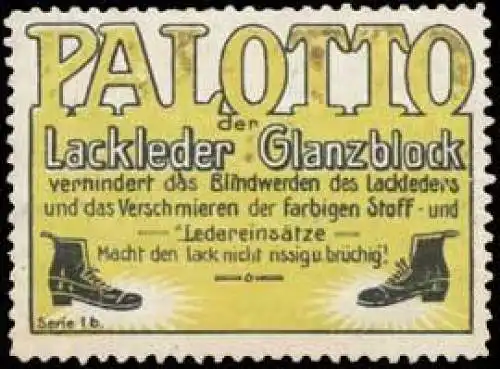 Palotto der Lackleder Glanzblock