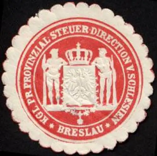 KÃ¶niglich Preussische Provinzial - Steuer - Direction von Schlesien - Breslau