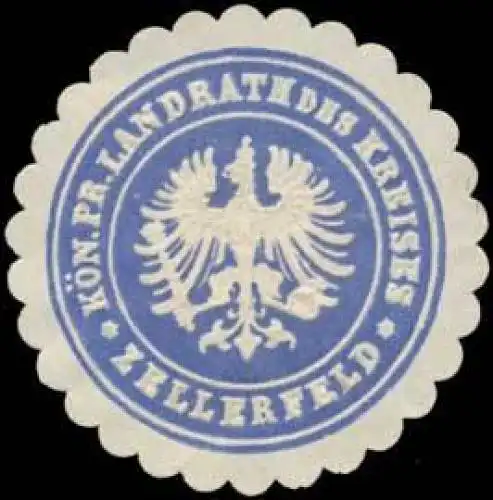 K.Pr. Landrath des Kreises Zellerfeld