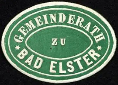 Gemeinderath zu Bad Elster