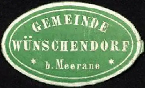 Gemeinde WÃ¼nschendorf bei Meerane