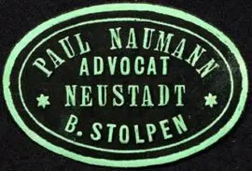 Paul Neumann - Advocat (Rechtsanwalt) - Neustadt bei Stolpen