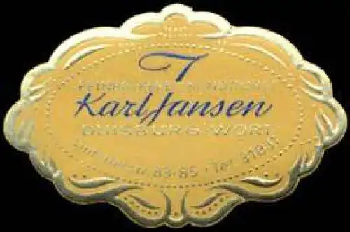 Feinbäckerei - Konditorei Karl Jansen - Duisburg - Wort