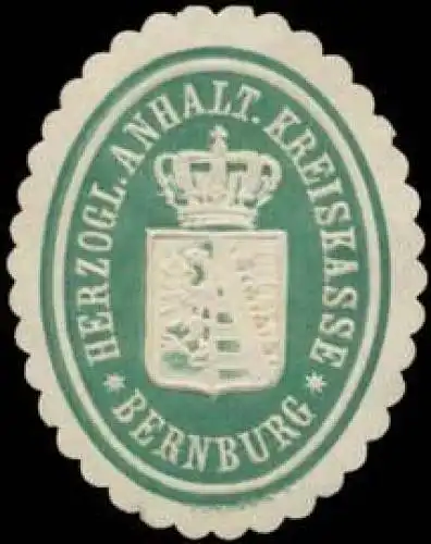 H. Anhalt. Kreiskasse Bernburg