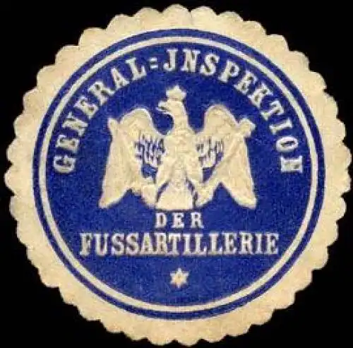 General - Inspektion der Fussartillerie