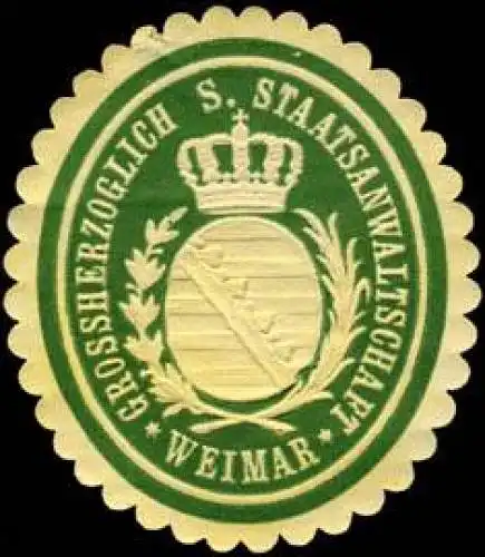 Grossherzoglich SÃ¤chsische Staatsanwaltschaft - Weimar