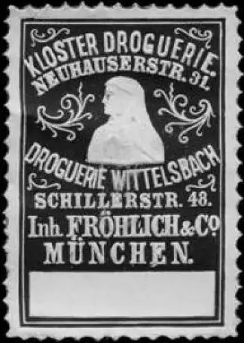 Kloster Droguerie - Droguerie Wittelsbach - Inhaber FrÃ¶hlich & Co. - MÃ¼nchen