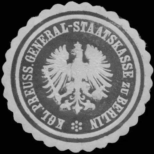 K.Pr. General-Staatskasse zu Berlin