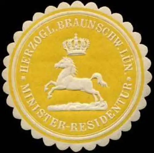 H. Braunschweigisch Lüneburger Minister - Residentur