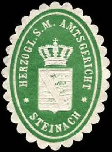 Herzoglich SÃ¤chsische M. Amtsgericht - Steinach