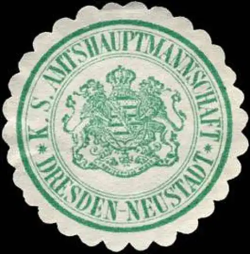 KÃ¶niglich SÃ¤chsische Amtshauptmannschaft Dresden - Neustadt