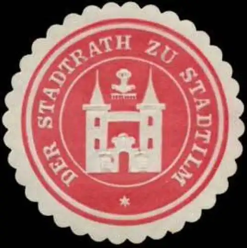 Der Stadtrath zu Stadtilm/ThÃ¼ringen