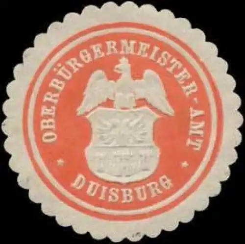 OberbÃ¼rgermeister-Amt Duisburg