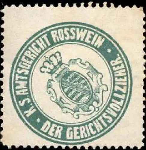 K.S. Amtsgericht RoÃwein - Der Gerichtsvollzieher