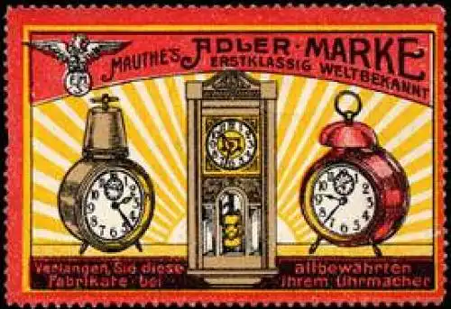 Mauthes Adler Uhr - Marke