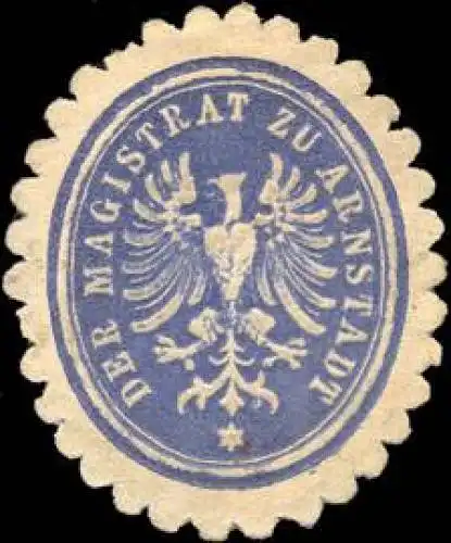Der Magistrat zu Arnstadt