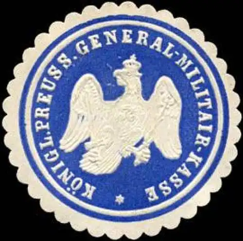 KÃ¶niglich Preussische General - Militair - Kasse