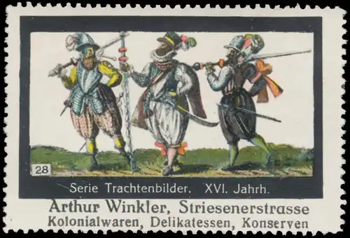 Trachten XVI. Jahrhundert