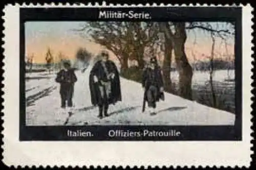 Italien - Offiziers - Patrouille