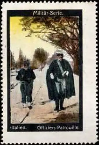 Italien - Offiziers - Patrouille