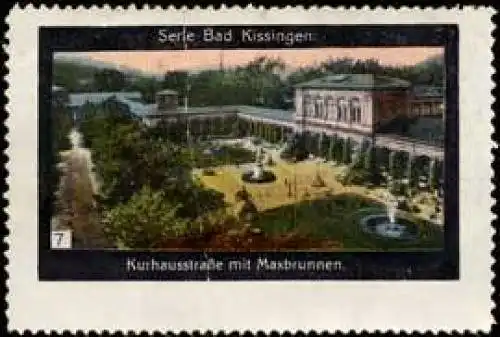 KurhausstraÃe mit Maxbrunnen