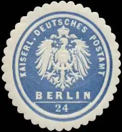 K. Deutsches Postamt Berlin 24