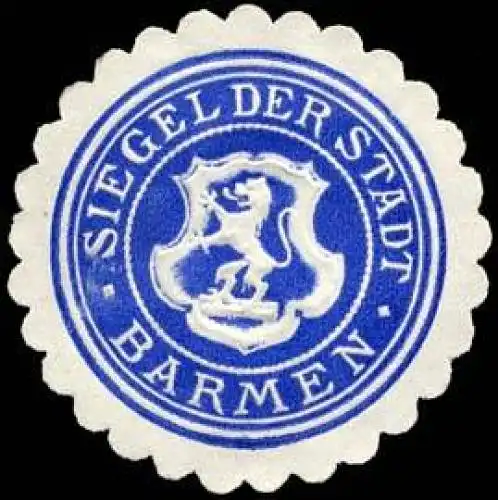 Siegel der Stadt - Barmen