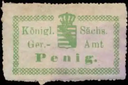 K.S. Gerichtsamt Penig