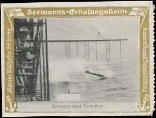 Abfeuern eines Torpedos