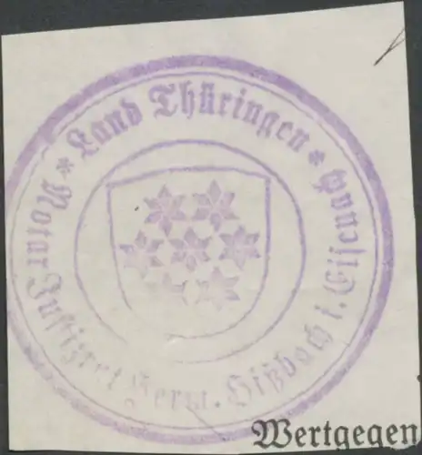 Notar Justizrat Herm. Hitzbach in Eisenach