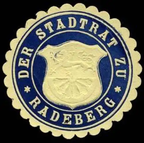 Der Stadtrat zu Radeberg