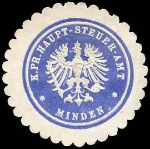 KÃ¶niglich Preussisches Haupt - Steuer - Amt - Minden