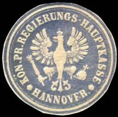 KÃ¶niglich Preussische Regierungs - Hauptkasse - Hannover