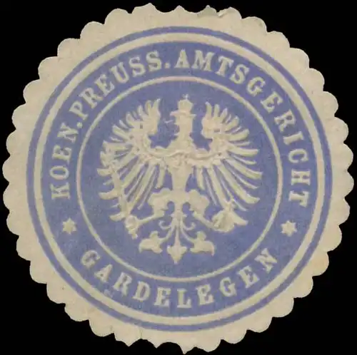 K.Pr. Amtsgericht Gardelegen