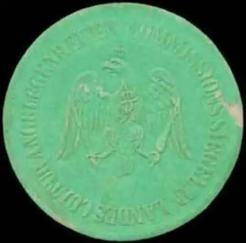 Commissionssiegel in Landes Cultur Angelegenheiten