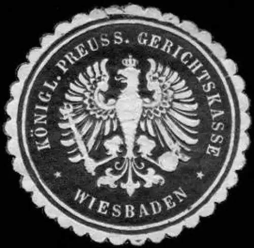 KÃ¶niglich Preussische Gerichtskasse - Wiesbaden