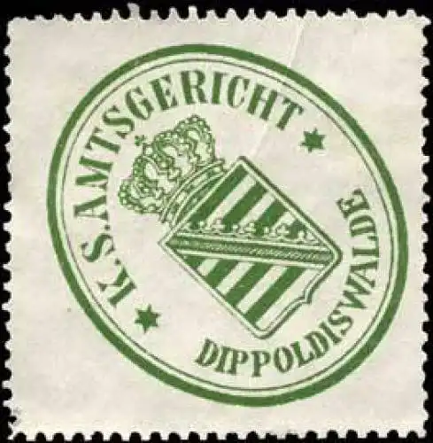 Königlich Sächsisches Amtsgericht - Dippoldiswalde