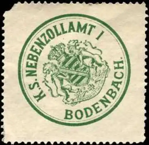 KÃ¶niglich SÃ¤chsisches Nebenzollamt I - Bodenbach