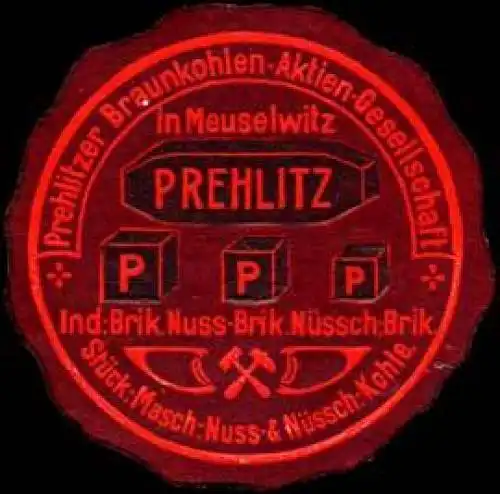 Prehlitzer Braunkohlen - Aktien - Gesellschaft in Meuselwitz