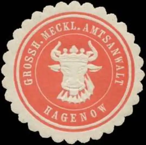 Gr. Meckl. Amtsanwalt Hagenow