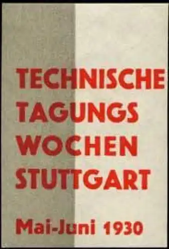 Technische Tagungswochen