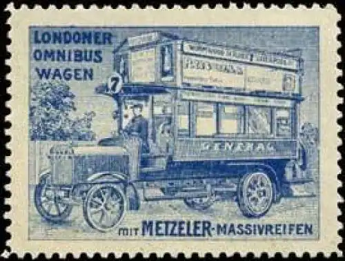 Londoner Omnibus Wagen