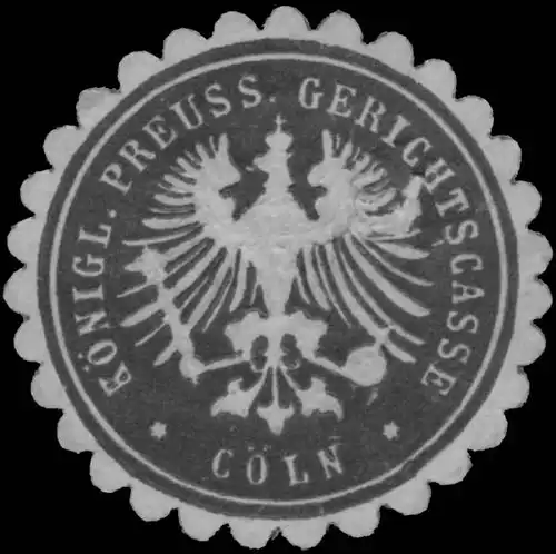 K. Pr. Gerichtskasse KÃ¶ln