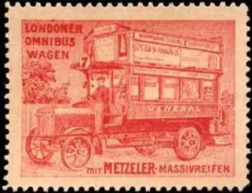 Londoner Omnibus Wagen